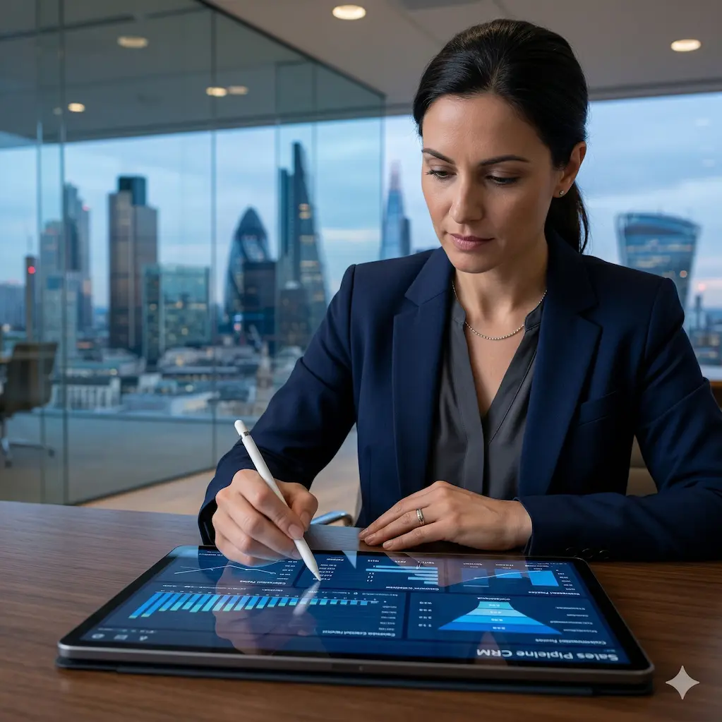 B2B analyst performing a Sales Performance Audit